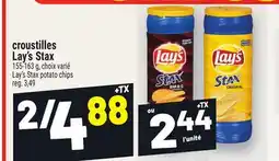 Metro CROUSTILLES LAY'S STAX | LAY'S STAX POTATO CHIPS offer