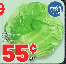 Metro CHOU VERT | GREEN CABBAGE offer