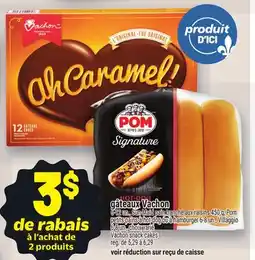 Metro GÂTEAUX VACHON | VACHON SNACK CAKES offer