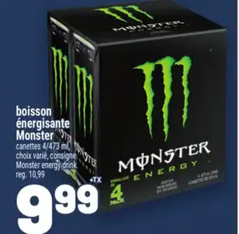 Metro BOISSON ÉNERGISANTE MONSTER |MONSTER ENERGY DRINK offer