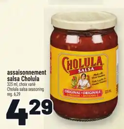 Metro ASSAISONNEMENT SALSA CHOLULA | CHOLULA SALSA SEASONING offer