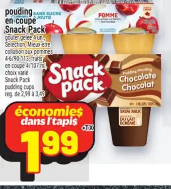 Metro POUDING EN COUPE SNACK PACK | SNACK PACK PUDDING CUPS offer