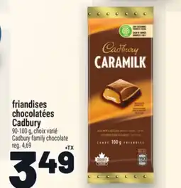 Metro FRIANDISES CHOCOLATÉES CADBURY | CADBURY FAMILY CHOCOLATE offer