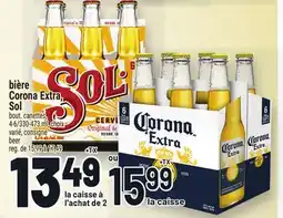 Metro BIÈRE CORONA EXTRA, SOL | BEER offer