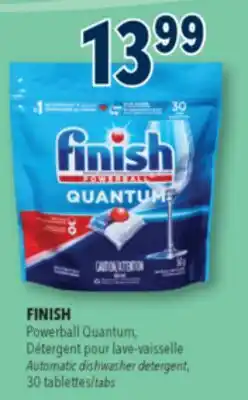 Familiprix FINISH Powerball Quantum, Automatic dishwasher detergent, 30 tabs offer