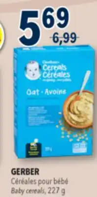 Familiprix GERBER Baby cereals offer