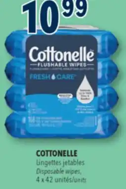 Familiprix COTTONELLE, Disposable wipes, 4 x 42 units offer