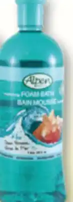 Familiprix ALPEN SECRETS, Foaming bath, 850 ml ou/or 1 litre offer