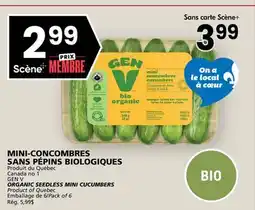 Rachelle-Bery Grocery GEN V ORGANIC SEEDLESS MINI CUCUMBERS offer
