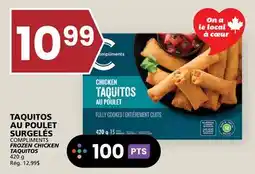 Rachelle-Bery Grocery COMPLIMENTS FROZEN CHICKEN TAQUITOS offer