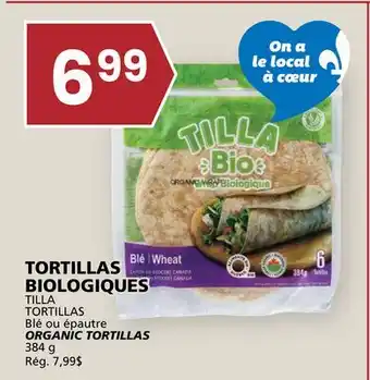Rachelle-Bery Grocery TILLA TORTILLAS ORGANIC TORTILLAS offer