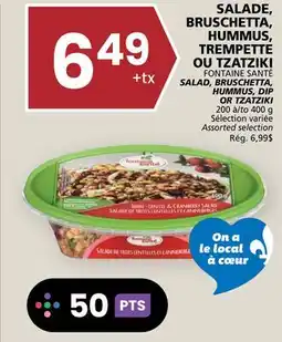 Rachelle-Bery Grocery FONTAINE SANTÉ SALAD, BRUSCHETTA, HUMMUS, DIP OR TZATZIKI offer