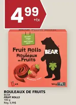 Rachelle-Bery Grocery BEAR FRUIT ROLLS offer
