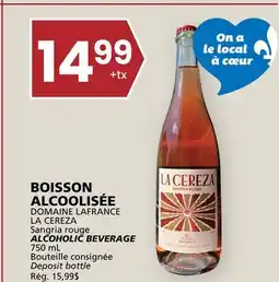 Rachelle-Bery Grocery DOMAINE LAFRANCE LA CEREZA Sangria rouge ALCOHOLIC BEVERAGE offer