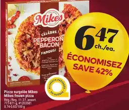 Giant Tiger Mikes frozen pizza offer