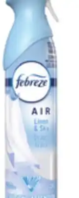 Giant Tiger Febreze Air Freshener, Linen & Sky offer