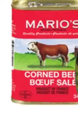 Giant Tiger Mario's corned beef offer