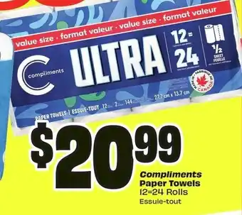 FreshCo Compliments Paper Towels offer