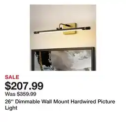 Wayfair 26'' Dimmable Wall Mount Hardwired Picture Light offer