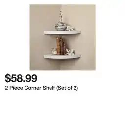 Wayfair 2 Piece Corner Shelf (Set of 2) offer