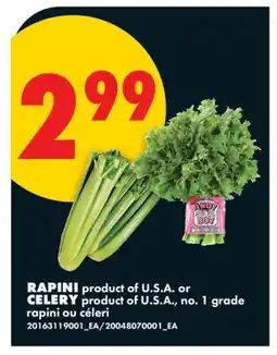 No Frills RAPINI or CELERY offer