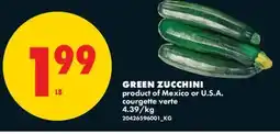 No Frills GREEN ZUCCHINI offer