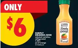 No Frills SIMPLY ORANGE JUICE offer