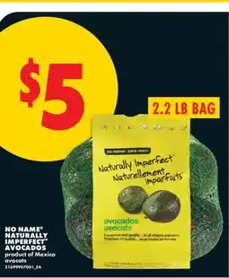 No Frills NO NAME NATURALLY IMPERFECT AVOCADOS, 2.2 LB BAG offer