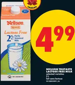 No Frills NEILSON TRUTASTE LACTOSE FREE MILK offer