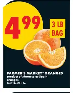 No Frills FARMER'S MARKET ORANGES offer