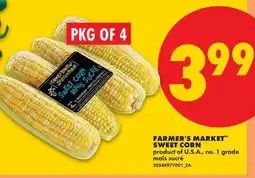 No Frills FARMER'S MARKET SWEET CORN, PKG OF 4 offer