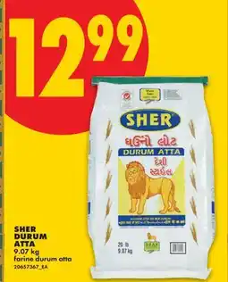 No Frills SHER DURUM ATTA offer