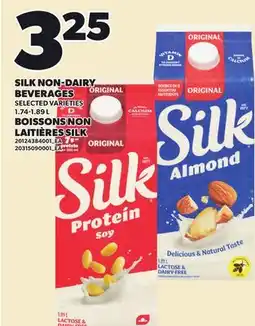 Independent Grocer SILK NON-DAIRY BEVERAGES offer