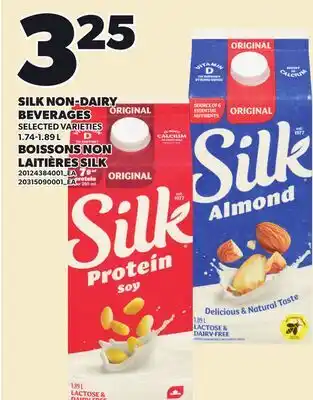 Independent Grocer SILK NON-DAIRY BEVERAGES offer