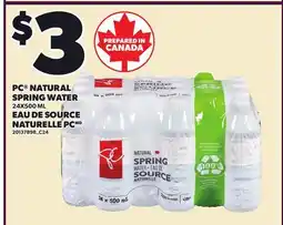 Independent Grocer PC NATURAL SPRING WATER offer
