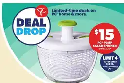 Independent Grocer PC PUMP SALAD SPINNER offer