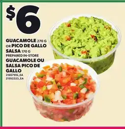 Independent Grocer GUACAMOLE 270 G OR PICO DE GALLO SALSA, 170 G offer