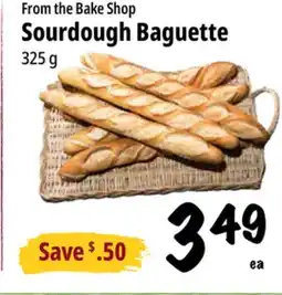 Farm Boy From the Bake Shop Sourdough Baguette offer