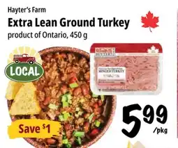 Farm Boy Hayter's Farm Extra Lean Ground Turkey offer