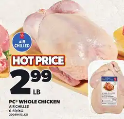 Loblaws PC WHOLE CHICKEN offer