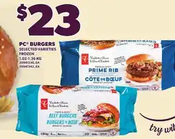 Loblaws PC BURGERS offer