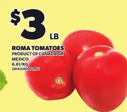 Loblaws ROMA TOMATOES offer