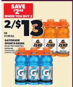 Loblaws GATORADE SPORTS DRINK offer