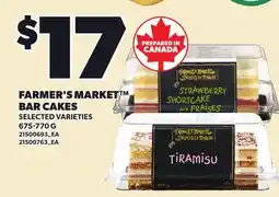 Loblaws FARMER'S MARKET BAR CAKES offer