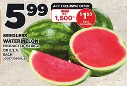 Loblaws SEEDLESS WATERMELON offer