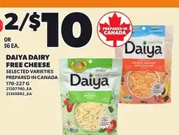 Loblaws DAIYA DAIRY FREE CHEESE offer