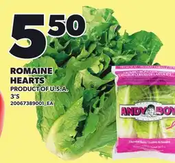Loblaws ROMAINE HEARTS, 3'S offer