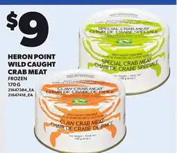 Loblaws HERON POINT WILD CAUGHT CRAB MEAT offer