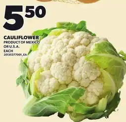 Loblaws CAULIFLOWER, EACH offer