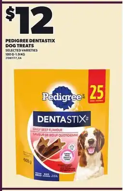 Loblaws PEDIGREE DENTASTIX DOG TREATS, 100 G-1.9 KG offer